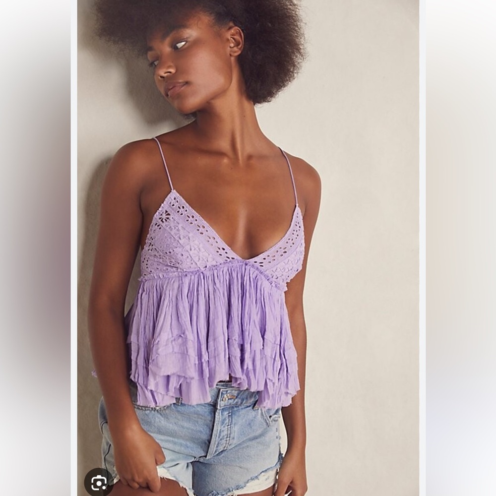 Free People FP One Carrie Cami Babydoll Top XS